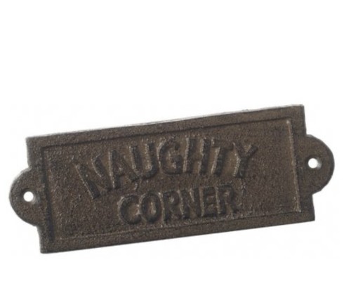 Naughty corner cast - corner, iron