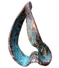 Copper Verdigris Abstract