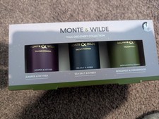 M&S Monte and Wilde Talc Discovery Collection. 3 x 50g. Brand New. Sealed