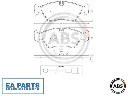 Brake pad set disc - pad,