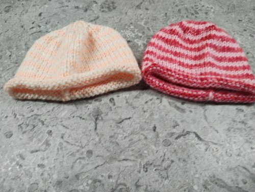 Hand knitted prem baby - 2,