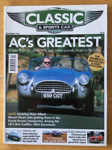 Classic sports cars magazine - &,