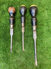 Vintage Footprint Wooden Screwdrivers S455