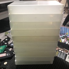 10 x EMPTY CLEAR VHS VIDEO