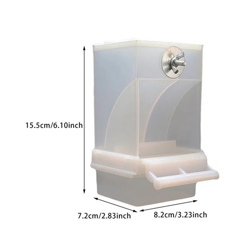 Acrylic automatic bird feeder - automatic,
