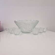 Punchbowl Set 10 Glass Cups