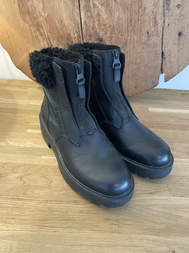 Ugg czeriesa zip - black, leather
