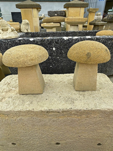 Pair cotswold stone - of,