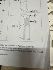 Waterproof Bathroom Cabinet Rack Free Standing White Floor Storage Unit Cupboard