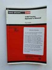 CASE DAVID BROWN 1190 TRACTOR OPERATORS MANUAL 