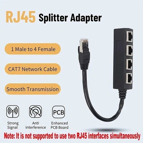 Rj45 splitter adapter - to, 2