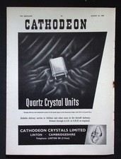 Original 1958 Advert Cathodeon
