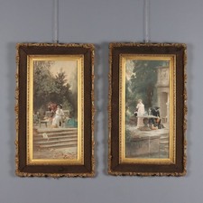 Antique Coloured Litographs