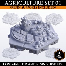 6.5cm Hex Modular Terrain &