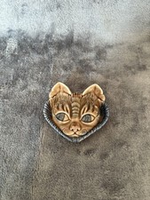 Vintage Wade Pet Faces Siamese Cat Face Pin Dish Tray Wall Hanging 60s 70s