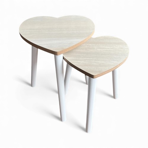 Set wooden heart - set, of