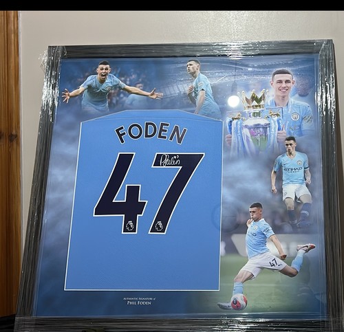 Phil foden signed framed - phil,