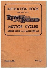 ROYAL ENFIELD MODEL G , J & J2