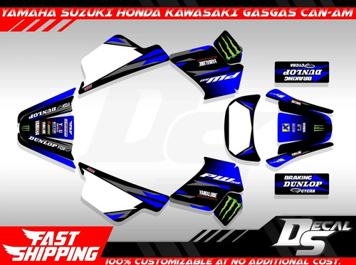 Yamaha pw50 motocross graphic - yamaha,