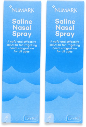 Numark saline nasal spray 15ml - nasal,