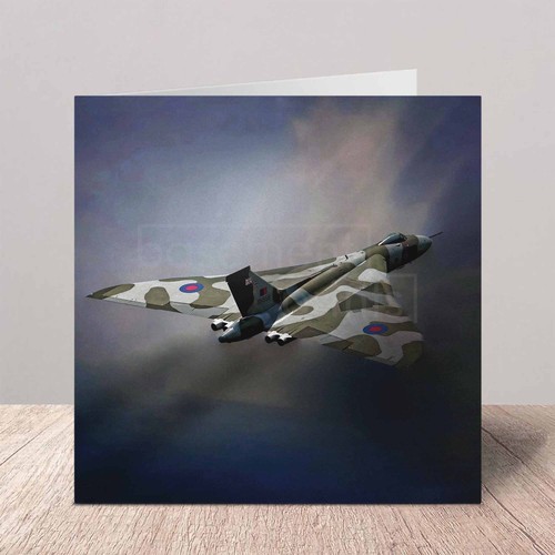 Avro vulcan bomber greeting - avro,