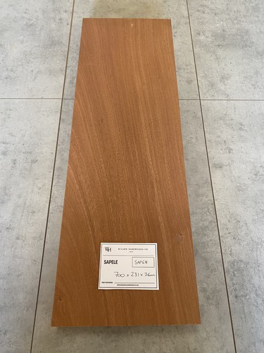 700x231x36mm sapele par solid - 700x231x36mm,