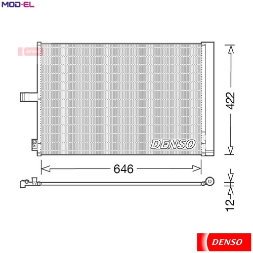 Condenser air conditioning - condenser,