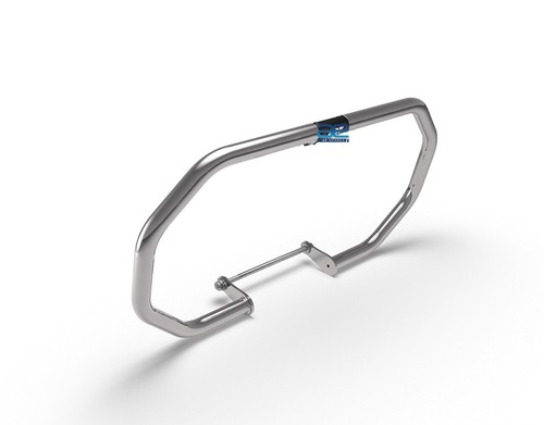 Silver octagon engine guard - silver,