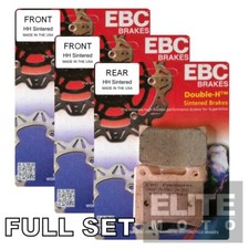 EBC Sintered Brake Pads To Fit Triumph Street Triple R 2017-2023 Full Set