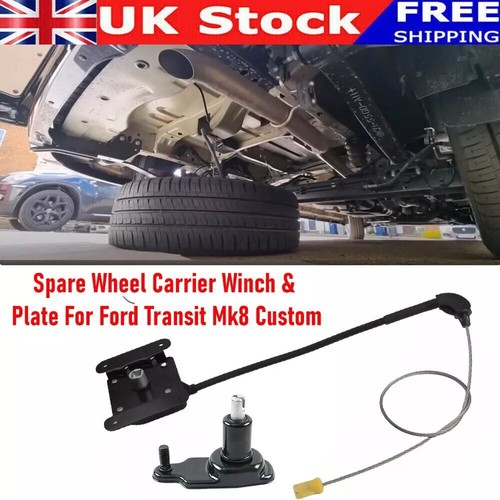 Spare wheel carrier winch - winch, +