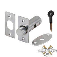 Window Rack Bolt 2 Bolts and Star Key Brass, Chrome, White Security TIMCO