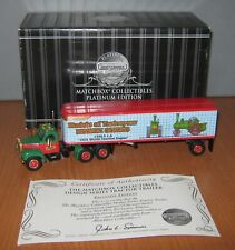 Matchbox Collectibles Platinum 38045 Mack B-61 Truck & Trailer Design Series Y1