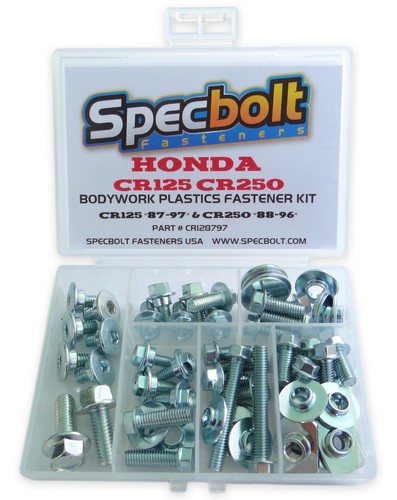 Plastics bolt kit honda cr125 - plastics,
