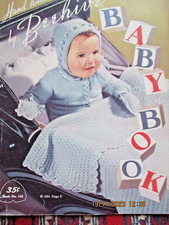 Vintage Knitting Pattern Book Hand Knits by Beehive Baby Book 1950