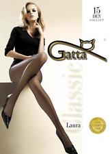 Classic Tights Gatta "LAURA" 15 Denier ,Sheer Matt , Available Size XS-XL