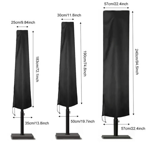 Waterproof parasol cover with - cover,