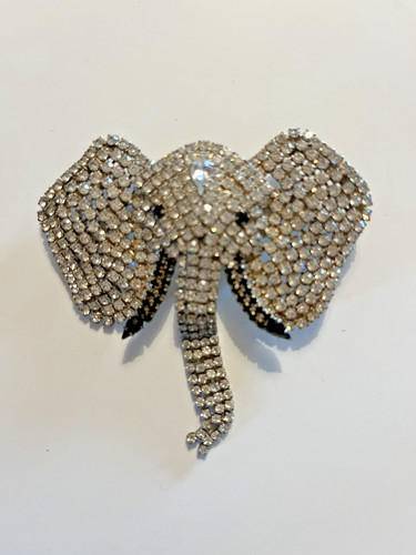 Vintage large rhinestone - vintage,