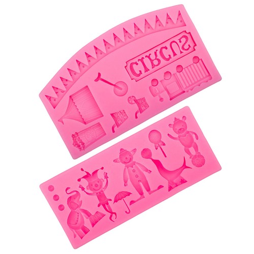 Pink silicone fondant mold - fondant, for
