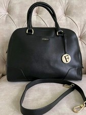 FURLA Black Saffiano Leather