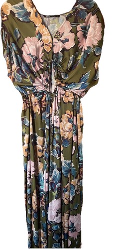 Zara green multi - zara, satin