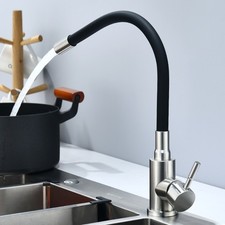 Steel Swan Neck Sink Taps