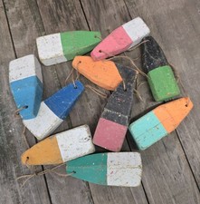 10 WOOD LOBSTER TRAP BUOY