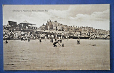 Postcard c.1925 CHILDRENS PADDLING POOL THORPE BAY ESSEX