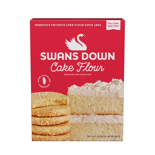 Swans down bleached cake flour - down,
