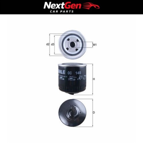 Oil filter mahle oc145 for - oil,