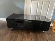 John Lewis black laquer tv console table