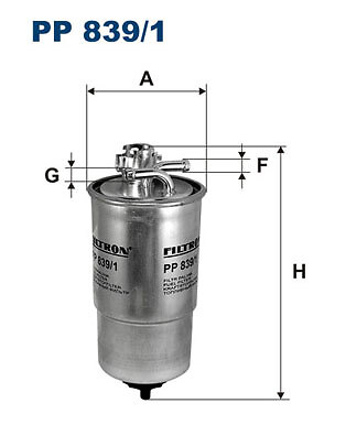 Filtron 839 fuel - filtron, pp
