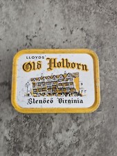 Rare Lloyds Old Holborn Tobacco Tin Military