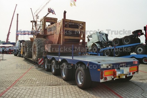Truck photo platform trailer - truck,