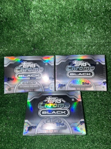 Topps chrome black basketball - black,